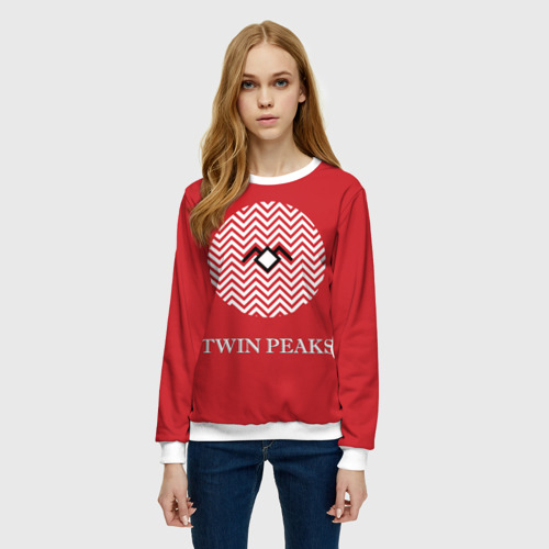 Женский свитшот 3D Twin Peaks , цвет 3D печать - фото 3