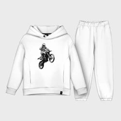 Детский костюм хлопок Oversize Мотокросс
