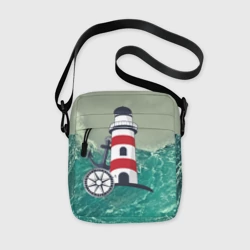 Сумка через плечо 3D Морской