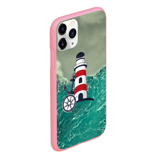 Чехол для iPhone 11 Pro Max матовый Морской, цвет баблгам - фото 3