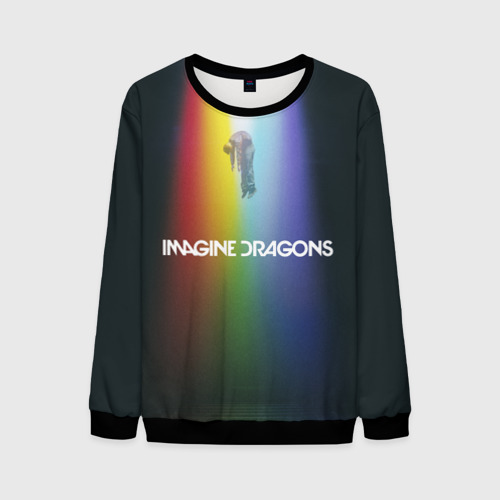 Мужской свитшот 3D Imagine Dragons, цвет черный