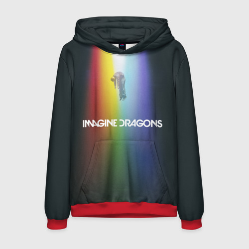 Мужская толстовка 3D Imagine Dragons, цвет красный