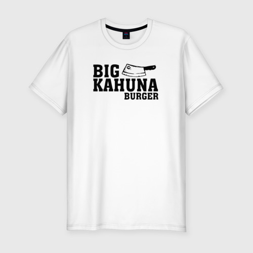 Мужская футболка хлопок Slim Big Kahuna, цвет белый