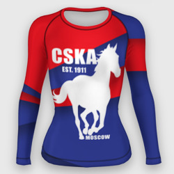 Женский рашгард 3D CSKA est. 1911