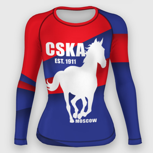 Женский рашгард 3D CSKA est. 1911, цвет 3D печать