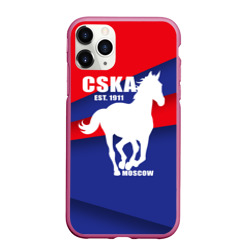 Чехол для iPhone 11 Pro матовый CSKA est. 1911