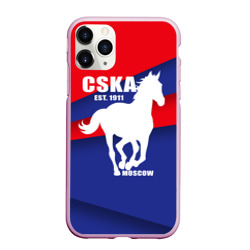 Чехол для iPhone 11 Pro Max матовый CSKA est. 1911