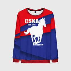 Мужской свитшот 3D CSKA est. 1911