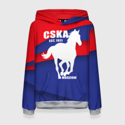 Женская толстовка 3D CSKA est. 1911