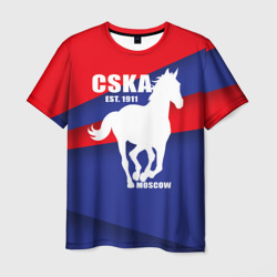 Мужская футболка 3D CSKA est. 1911