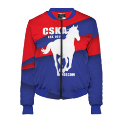 Женский бомбер 3D CSKA est. 1911