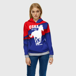 Женская толстовка 3D CSKA est. 1911 - фото 2
