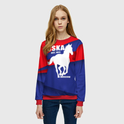 Женский свитшот 3D CSKA est. 1911 - фото 2