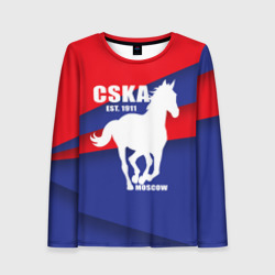 Женский лонгслив 3D CSKA est. 1911