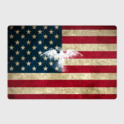 Магнитный плакат 3Х2 Флаг США с белым орлом
