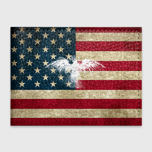 Обложка для студенческого билета Флаг США с белым орлом