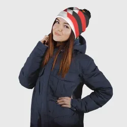 Шапка 3D c помпоном Manchester United - Stripe - фото 2