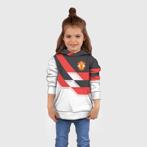 Детская толстовка 3D Manchester United - Stripe - фото 4