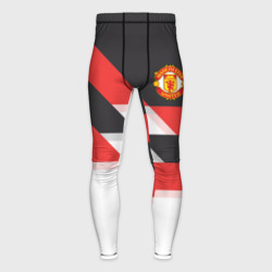 Мужские тайтсы 3D Manchester United - Stripe