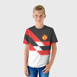 Детская футболка 3D Manchester United - Stripe - фото 2