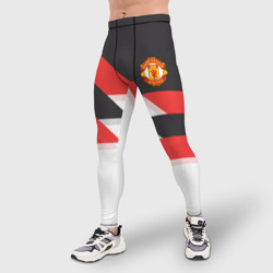 Мужские тайтсы 3D Manchester United - Stripe - фото 2