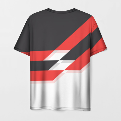 Мужская футболка 3D Manchester United - Stripe, цвет 3D печать - фото 2