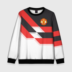 Детский свитшот 3D Manchester United - Stripe