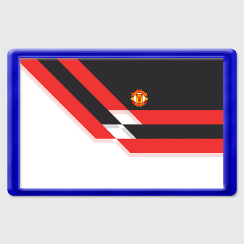 Магнит 45*70 Manchester United - Stripe, цвет синий