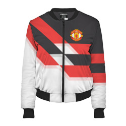 Женский бомбер 3D Manchester United - Stripe