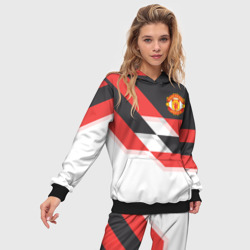 Женский костюм с толстовкой 3D Manchester United - Stripe - фото 2