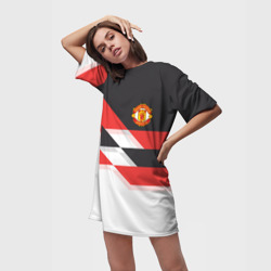 Платье-футболка 3D Manchester United - Stripe - фото 2