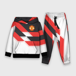 Детский костюм с толстовкой 3D Manchester United - Stripe