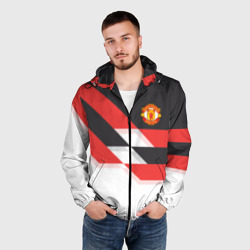 Мужская ветровка 3D Manchester United - Stripe - фото 2