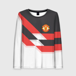 Женский лонгслив 3D Manchester United - Stripe