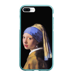 Чехол для iPhone 7Plus/8 Plus матовый Девушка с Жемчужной Сережкой