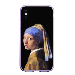 Чехол для iPhone XS Max матовый Девушка с Жемчужной Сережкой