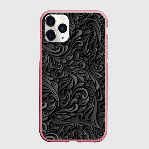 Чехол для iPhone 11 Pro матовый Вырезанный Узор