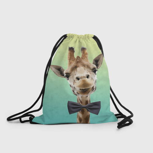 Рюкзак-мешок 3D Жираф и бабочка