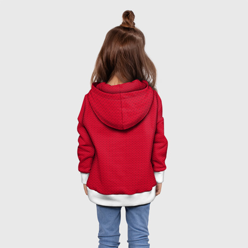 Детская толстовка 3D свитер, цвет белый - фото 5
