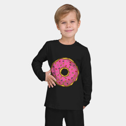 Детская пижама с лонгсливом хлопок Пончик - фото 2