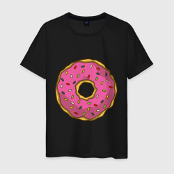 Мужская футболка хлопок Пончик