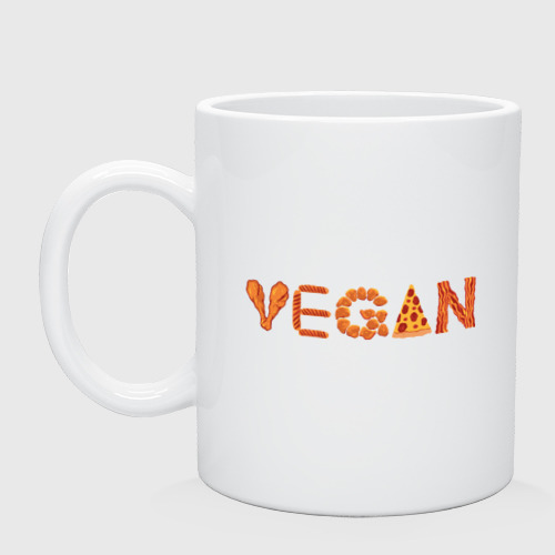 Кружка керамическая Vegan