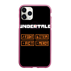 Чехол для iPhone 11 Pro Max матовый Undertale