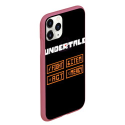 Чехол для iPhone 11 Pro Max матовый Undertale - фото 2