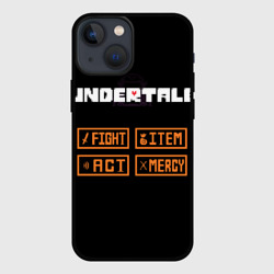 Чехол для iPhone 13 mini Undertale