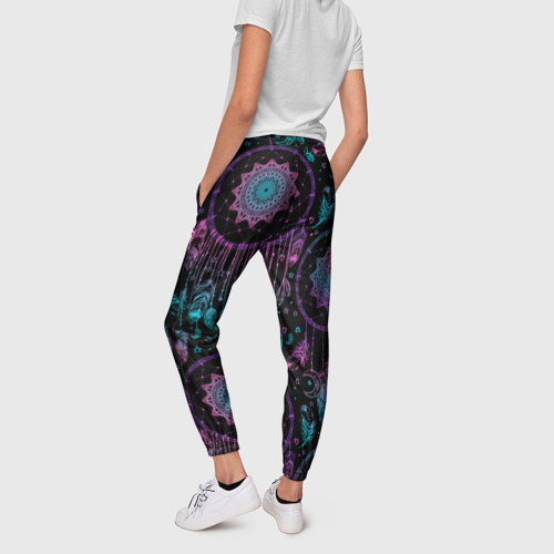 Женские брюки 3D Ловцы снов, цвет 3D печать - фото 4