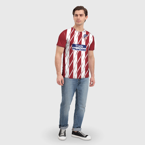 Мужская футболка 3D Домашняя Атлетико 2018 - фото 5