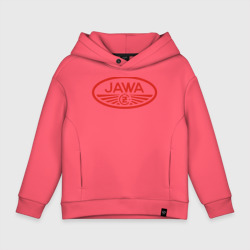 Детское худи Oversize хлопок Мотоцикл Jawa логотип