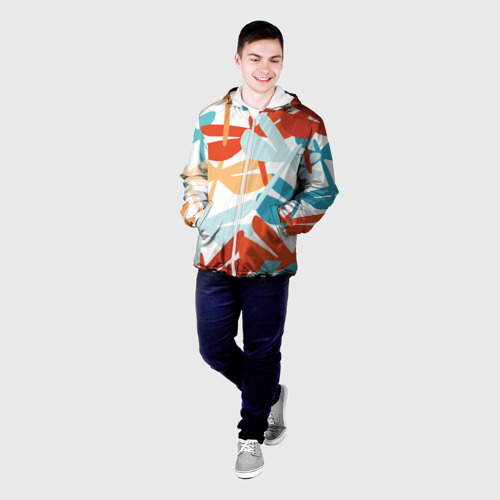 Мужская куртка 3D Стрекозы, цвет 3D печать - фото 3