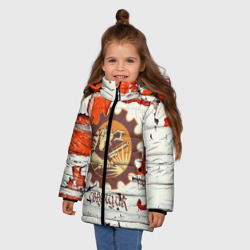 Зимняя куртка для девочек 3D Сварщик - фото 2